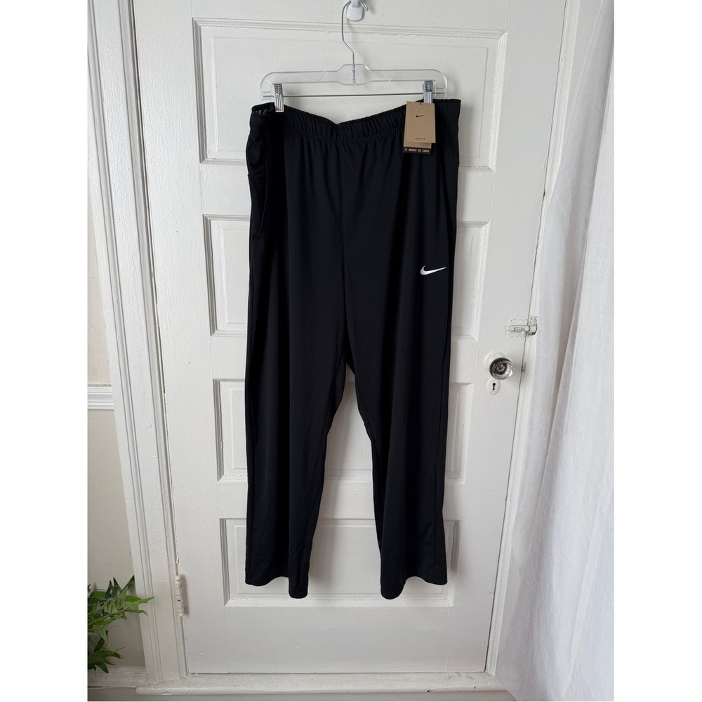 Nike Mens Black Totality Athletic Pants Dri Fit Drawstring Waist Pockets NWT 2XL - Picture 3 of 15